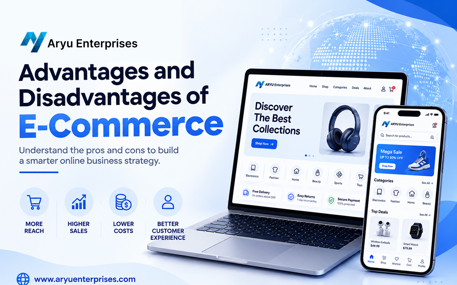 Advantages and Disadvantages of E-Commerce