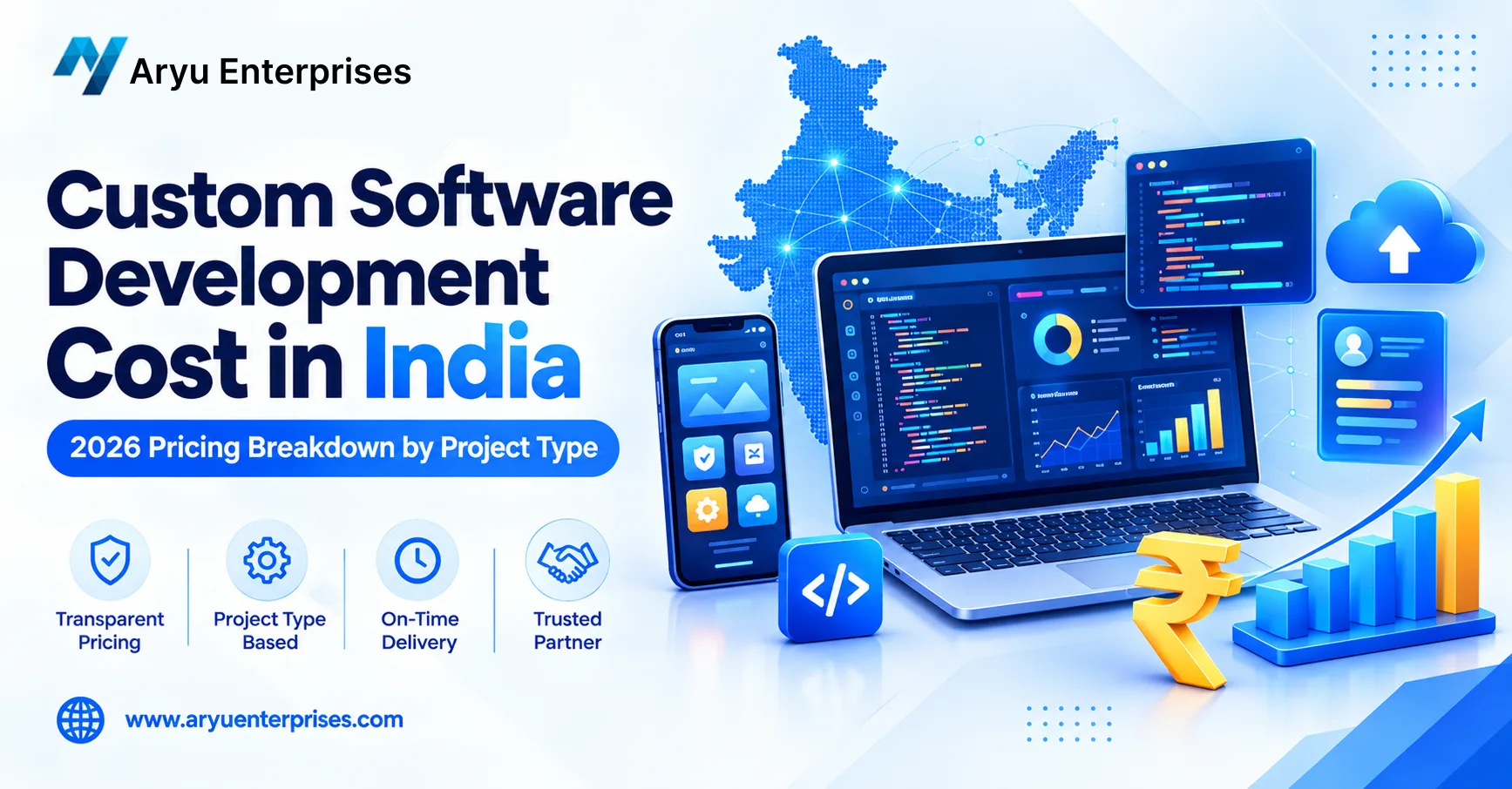 Custom Software Development Cost in India: 2026 Pricing Breakdown by Project Type