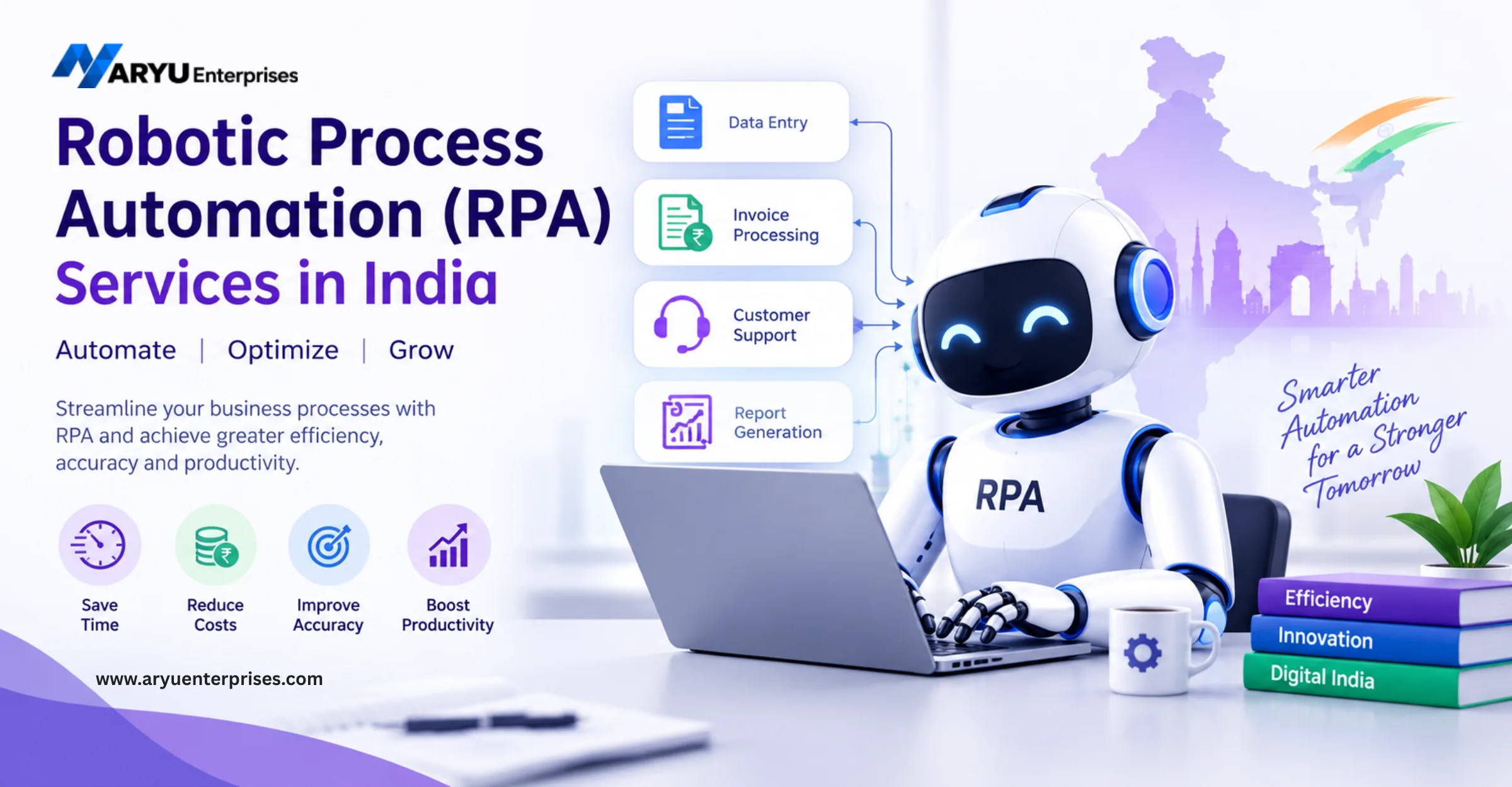 Robotic Process Automation (RPA) Services in India: Transforming Business Operations Through Automation